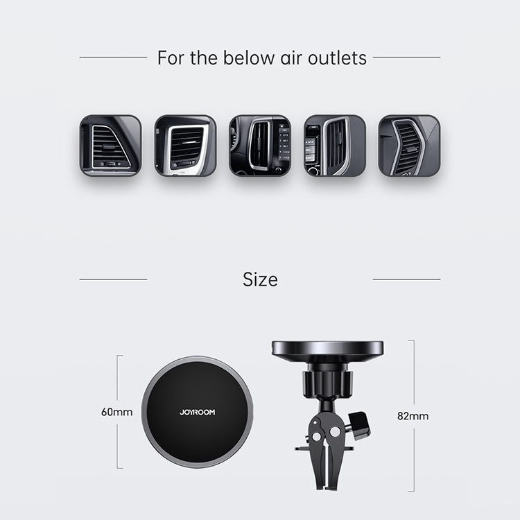Supporto di ricarica wireless magnetico per auto JOYROOM JR-ZS240 15 W max, JR-ZS240