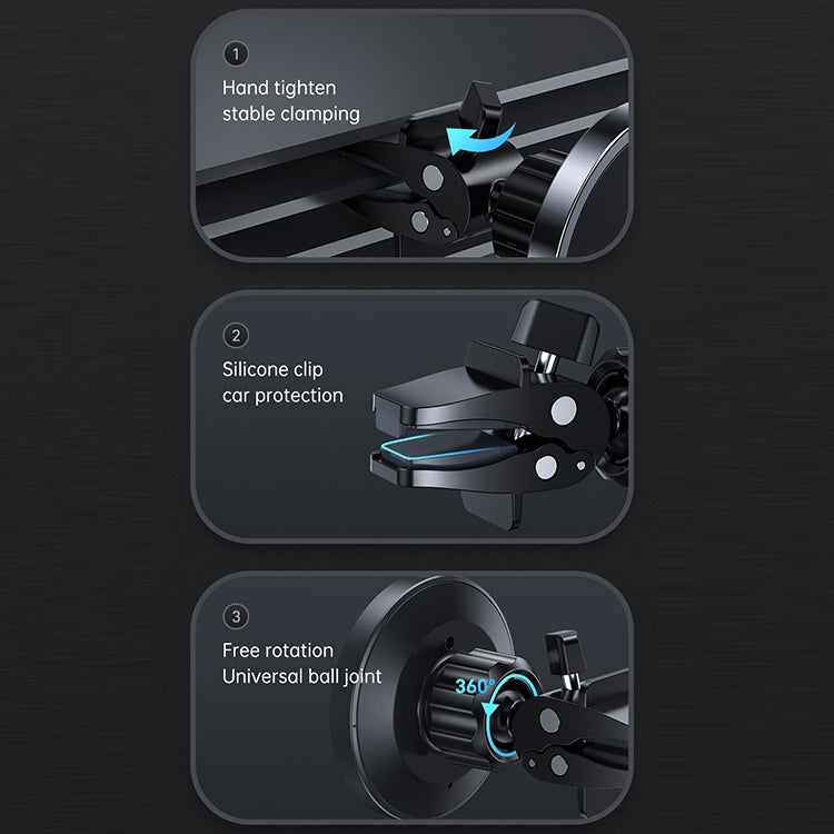 Supporto di ricarica wireless magnetico per auto JOYROOM JR-ZS240 15 W max, JR-ZS240