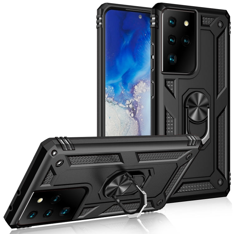 Custodia antiurto TPU PC con supporto Samsung Galaxy S21 Ultra