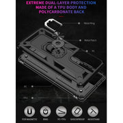 Custodia antiurto TPU PC con supporto Samsung Galaxy S21 Ultra