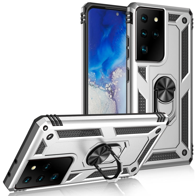Custodia antiurto TPU PC per Samsung Galaxy S21 Ultra