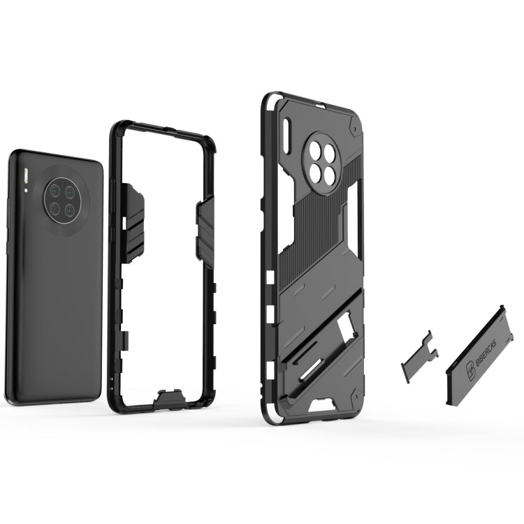 Punk Armor 2 in 1 PC + custodia antiurto in TPU con supporto invisibile, For Huawei Mate 30, For Huawei Mate 30 Pro, For Huawei Mate 40 Pro