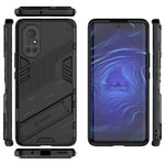 Punk Armor 2 in 1 PC + custodia antiurto in TPU con supporto invisibile, For Huawei Nova 8, For Honor V40, For Huawei Mate 40