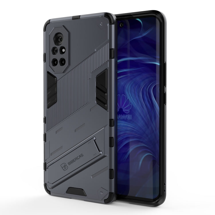 Punk Armor 2 in 1 PC + custodia antiurto in TPU con supporto invisibile, For Huawei Nova 8, For Honor V40, For Huawei Mate 40