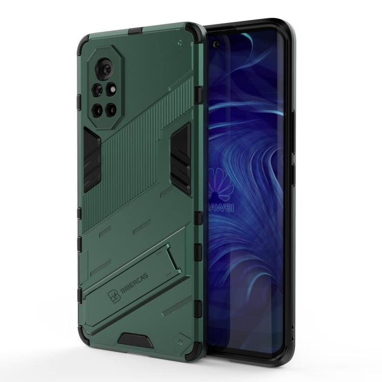 Punk Armor 2 in 1 PC + custodia antiurto in TPU con supporto invisibile, For Huawei Nova 8, For Honor V40, For Huawei Mate 40