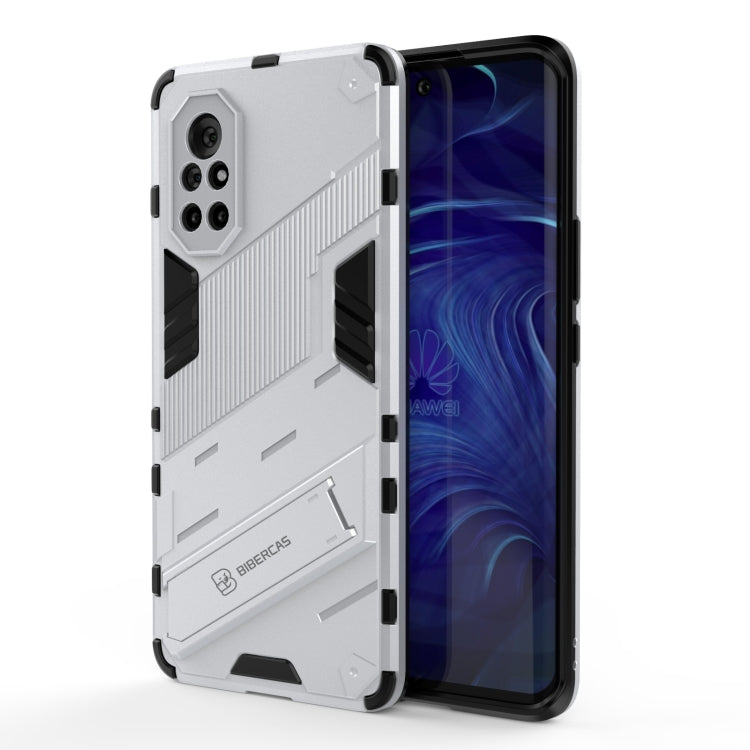 Punk Armor 2 in 1 PC + custodia antiurto in TPU con supporto invisibile, For Huawei Nova 8, For Honor V40, For Huawei Mate 40