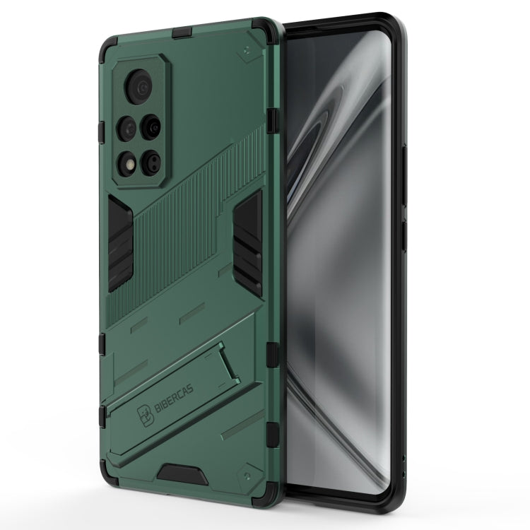 Punk Armor 2 in 1 PC + custodia antiurto in TPU con supporto invisibile, For Huawei Nova 8, For Honor V40, For Huawei Mate 40
