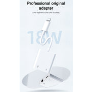 JOYROOM S-Y105 2A 18W Convertitore audio da 8 pin a 8 pin + 3,5 mm