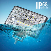 2 pezzi WUPP CS-1243A1 Car 4 pollici quadrati 20 LED Evidenzia faretto da lavoro modificato, CS-1243A1