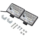 2 pezzi WUPP CS-1243A1 Car 4 pollici quadrati 20 LED Evidenzia faretto da lavoro modificato, CS-1243A1