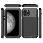 Custodia silicone con armatura metallica per iPhone 11