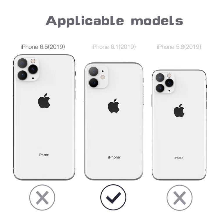 Custodia silicone con armatura metallica per iPhone 11