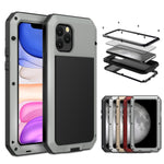 Custodia silicone con armatura metallica per iPhone 11