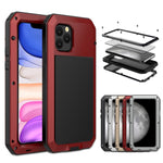 Custodia silicone con armatura metallica per iPhone 11