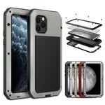 Custodia silicone con armatura metallica per iPhone 11
