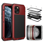 Custodia silicone con armatura metallica per iPhone 11