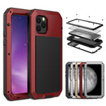 Custodia silicone con armatura metallica per iPhone 11