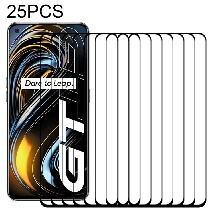 Pellicola in vetro temperato a schermo intero con colla intera da 25 pezzi, For OPPO Realme GT 5G / Realme GT Master (25 PCS), For Nubia Red Magic 6 / 6 Pro (25 PCS)