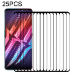 Pellicola in vetro temperato a schermo intero con colla intera da 25 pezzi, For OPPO Realme GT 5G / Realme GT Master (25 PCS), For Nubia Red Magic 6 / 6 Pro (25 PCS)