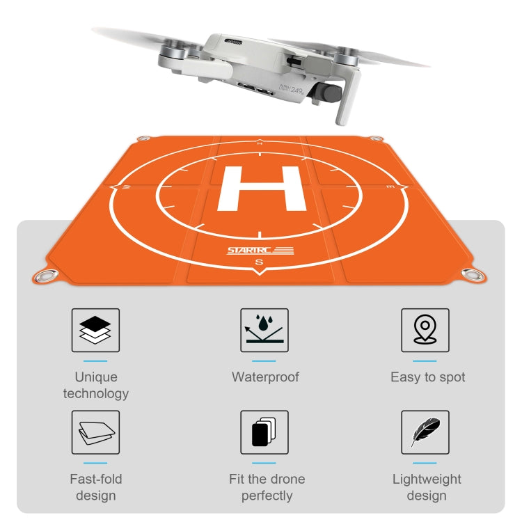 Pad atterraggio drone pieghevole 50cm per DJI FPV e Mini 2