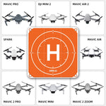Pad atterraggio drone pieghevole 50cm per DJI FPV e Mini 2