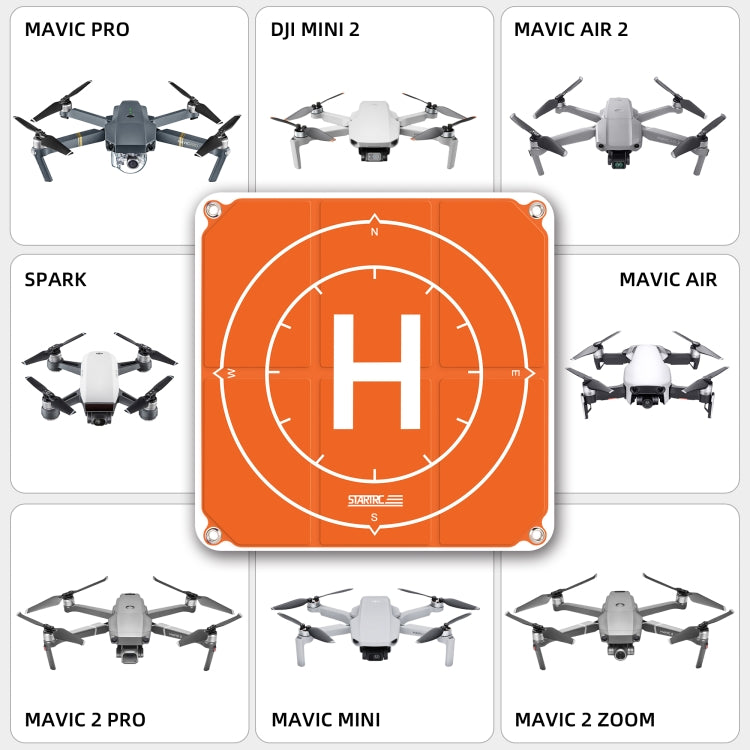 Pad atterraggio drone pieghevole 50cm per DJI FPV e Mini 2