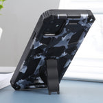 Custodia TPU antiurto camouflage con supporto per iPhone 11