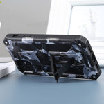 Custodia TPU antiurto camouflage con supporto per iPhone 11