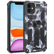 Camouflage Armor TPU antiurto + custodia protettiva magnetica per PC con supporto, For iPhone 11, For iPhone 11 Pro, For iPhone 11 Pro Max