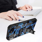Custodia TPU antiurto camouflage con supporto per iPhone 11