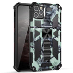 Custodia TPU antiurto camouflage con supporto per iPhone 11