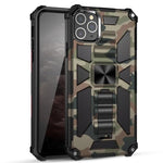 Custodia TPU antiurto camouflage con supporto per iPhone 11