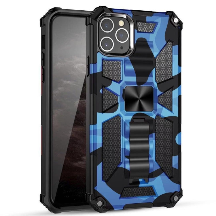 Custodia TPU antiurto camouflage con supporto per iPhone 11