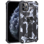 Custodia TPU antiurto camouflage con supporto per iPhone 11