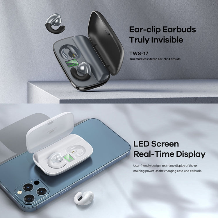 Remax Proda TWS-17 Bluetooth 5.0 Ear Clip Style True Wireless Stereo Bluetooth Auricolare