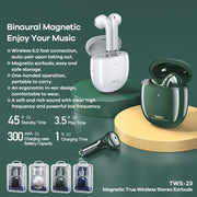Remax Proda TWS-23 Bluetooth 5.0 Magnetic True Wireless Stereo Auricolare Bluetooth