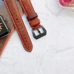 Cinturini di ricambio in pelle con fibbia a testa grande per Apple Watch Series 6 e SE e 5 e 4 44 mm / 3 e 2 e 1 42 mm, For Apple Watch Ultra 49mm / Series 8&7 45mm / SE 2&6&SE&5&4 44mm / 3&2&1 42mm