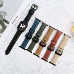 Cinturini di ricambio in pelle con fibbia a testa grande per Apple Watch Series 6 e SE e 5 e 4 40 mm / 3 e 2 e 1 38 mm, For Apple Watch Series 8&7 41mm / SE 2&6&SE&5&4 40mm / 3&2&1 38mm