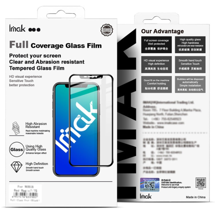 Pellicola in vetro temperato a schermo intero con durezza superficiale IMAK 9H serie Pro+, For Motorola Moto G Power (2021), For Motorola Moto E7 Power / G10 / G30 / G Play, For OnePlus 9