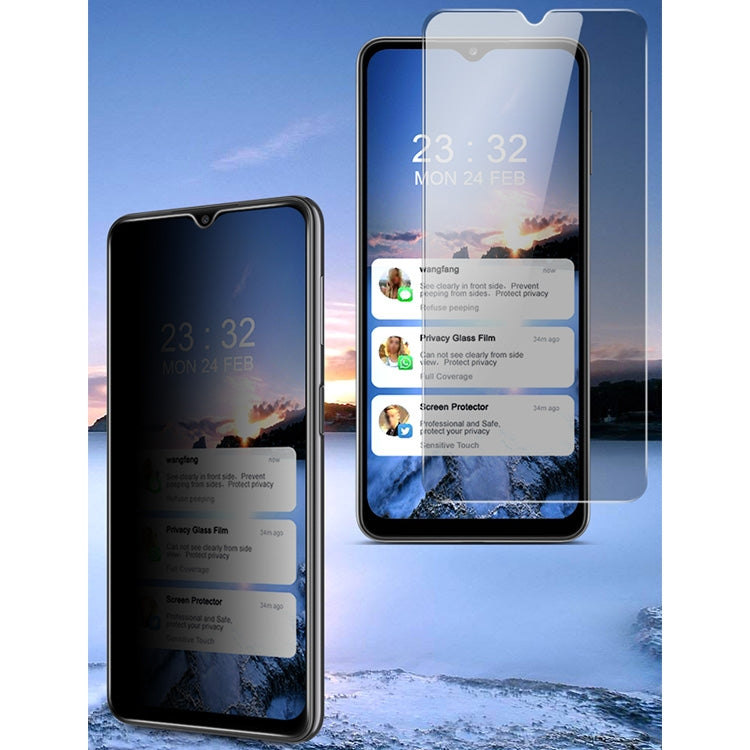 Pellicola vetro temperato anti-spia per Samsung Galaxy A12