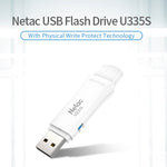 Netac U335S USB 3.0 Antivirus ad alta velocità Protezione da scrittura Unità flash USB Disco U, 16GB, 32GB, 64GB, 128GB