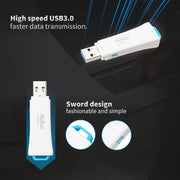Netac U335S USB 3.0 Antivirus ad alta velocità Protezione da scrittura Unità flash USB Disco U, 16GB, 32GB, 64GB, 128GB