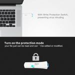 Netac U335S USB 3.0 Antivirus ad alta velocità Protezione da scrittura Unità flash USB Disco U, 16GB, 32GB, 64GB, 128GB