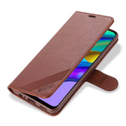 AZNS Custodia in pelle a vibrazione orizzontale con struttura in vitello magnetico con slot per carte, supporto e portafoglio, For OPPO Reno5 4G, For Xiaomi Mi 11