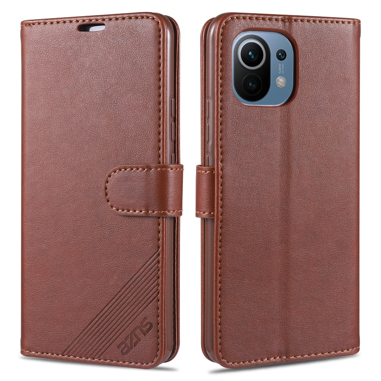 Custodia portafoglio in pelle con slot carte per Xiaomi Mi 11