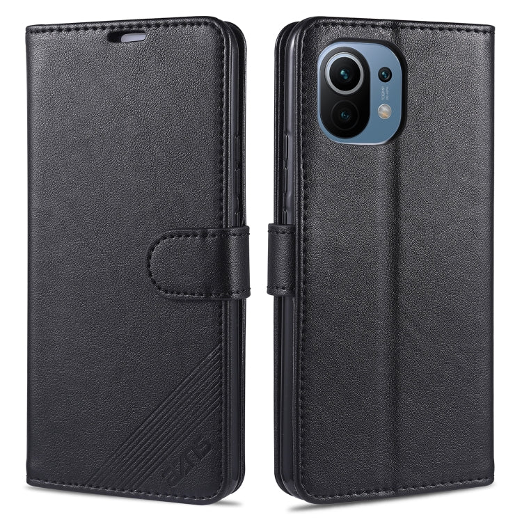 Custodia portafoglio in pelle con slot carte per Xiaomi Mi 11