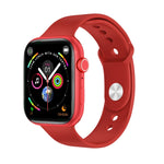DW35PRO Smartwatch impermeabile con schermo a colori da 1,75 pollici IPX7, supporto risposta e rifiuto Bluetooth / monitoraggio del sonno / monitoraggio della frequenza cardiaca, stile: cinturino in silicone, Silicone Strap(Red), Silicone Strap(White) ...