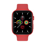 DW35PRO Smartwatch impermeabile con schermo a colori da 1,75 pollici IPX7, supporto risposta e rifiuto Bluetooth / monitoraggio del sonno / monitoraggio della frequenza cardiaca, stile: cinturino in silicone, Silicone Strap(Red), Silicone Strap(White) ...