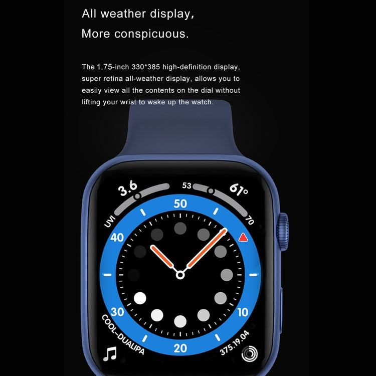 DW35PRO Smartwatch impermeabile con schermo a colori da 1,75 pollici IPX7, supporto risposta e rifiuto Bluetooth / monitoraggio del sonno / monitoraggio della frequenza cardiaca, stile: cinturino in silicone, Silicone Strap(Red), Silicone Strap(White) ...