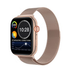 DW35PRO Smartwatch impermeabile con schermo a colori da 1,75 pollici IPX7, supporto risposta e rifiuto Bluetooth / monitoraggio del sonno / monitoraggio della frequenza cardiaca, stile: cinturino in acciaio, Steel Strap(Rose Gold), Steel Strap(Blue)   ...